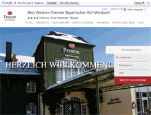 Tablet Screenshot of bayerischerhof-online.de